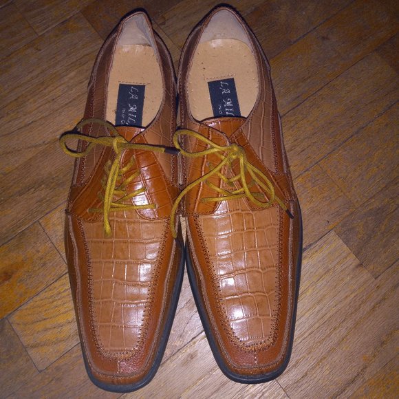 La Milano Italian Design Leather Lace UpOxfords